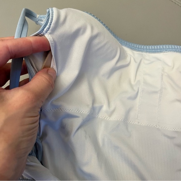 Pink | Victoria’s Secret Blue Lace Up One Piece - Picture 8 of 9